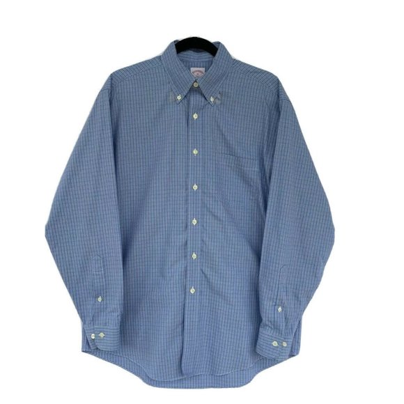 Brooks Brothers Other - Brooks Brothers Button Front Shirt Checkered Long